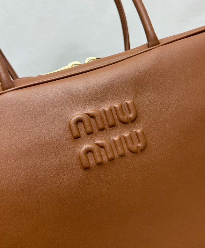 Miumiu Leather Top-handle Bag 5BB117